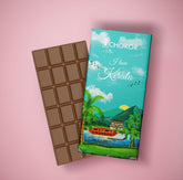 CHOKOR I Love Kerala -  Coffee Flavoured Almond Chocolate Bar